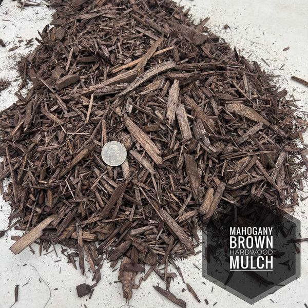 Mahogany Brown Hardwood Mulch