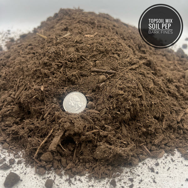 Topsoil Mix - Soil Pep / Bark Fines / Screened Topsoil Blended