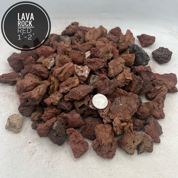 Lava Rock Red Medium 1" - 2"