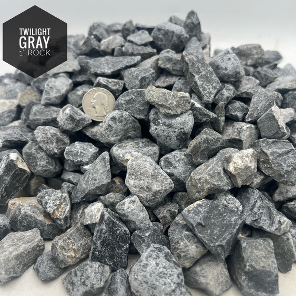 Twilight Gray 1" Rock
