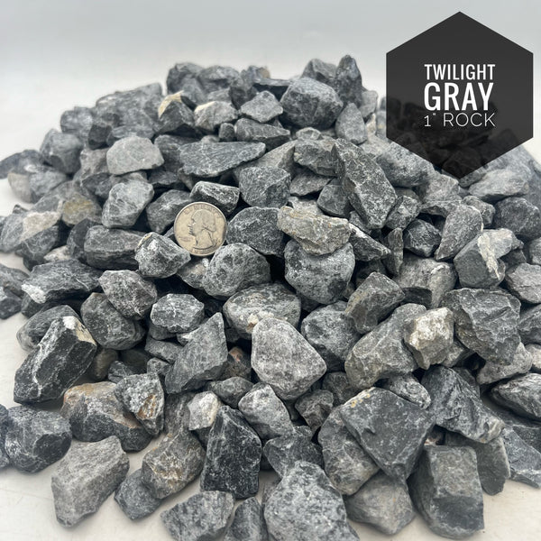 Twilight Gray 1" Rock