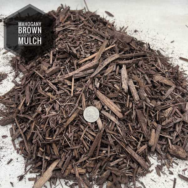 Mahogany Brown Hardwood Mulch