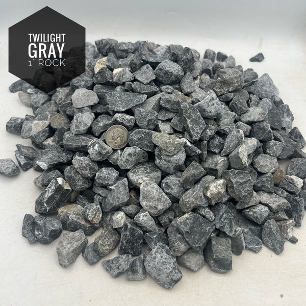 Twilight Gray 1" Rock
