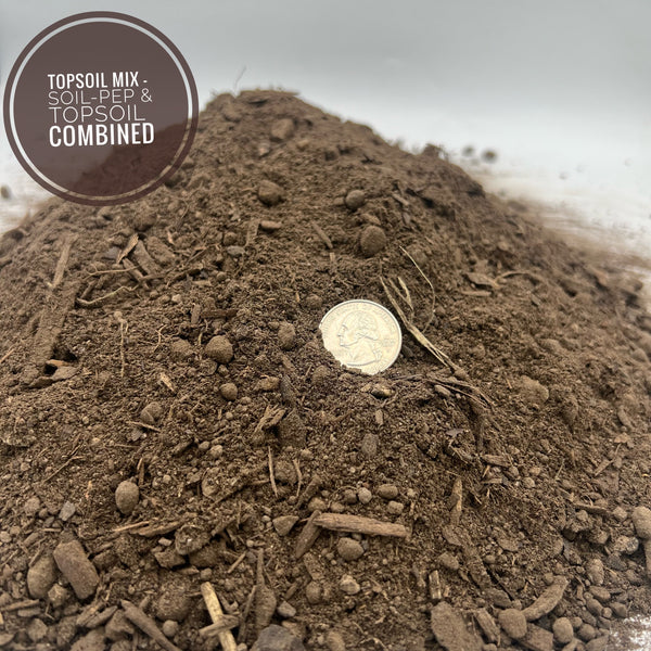 Topsoil Mix - Soil Pep / Bark Fines / Screened Topsoil Blended