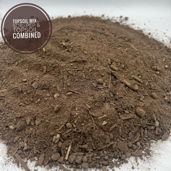 Topsoil Mix - Soil Pep / Bark Fines / Screened Topsoil Blended