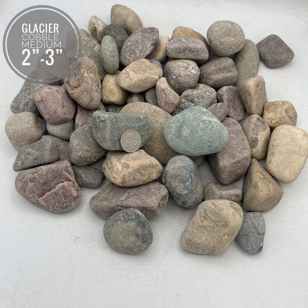 Glacier Cobble Medium 2" - 3"