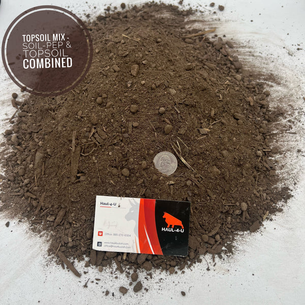 Topsoil Mix - Soil Pep / Bark Fines / Screened Topsoil Blended