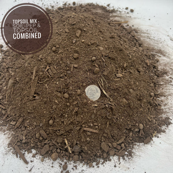 Topsoil Mix - Soil Pep / Bark Fines / Screened Topsoil Blended