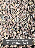Montana Rainbow 2" - 4" River Rock Cobble