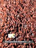 Lava Rock Red Medium 1" - 2"