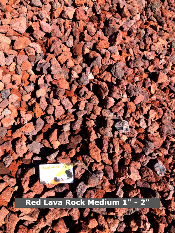 Lava Rock Red Medium 1" - 2"