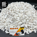 White Marble Chips 3/4" Minus