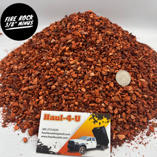 Fire Rock 3/8" Minus Peagravel