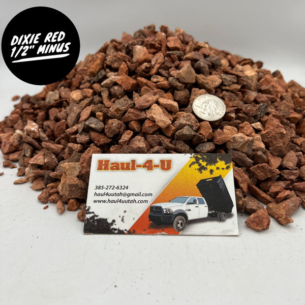 Dixie Red 1/2" Minus Landscape Rock