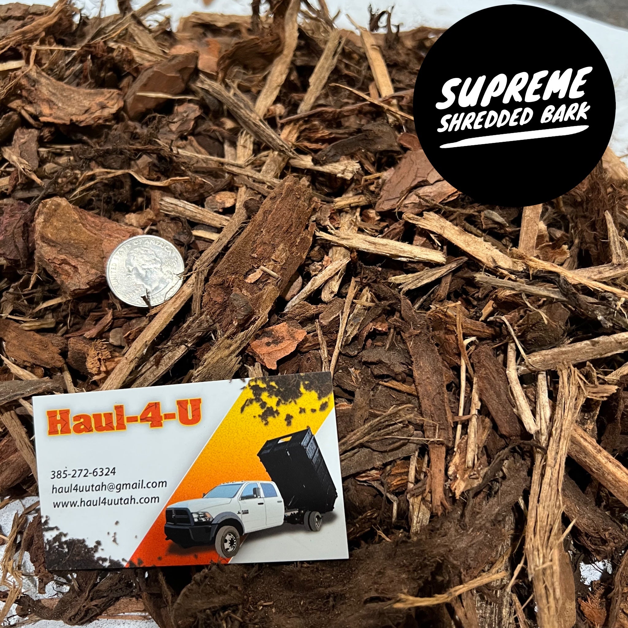 YSK) 割栗石(茶)600kg+山砂300kg Ohio Mulch Lg. Pine Bark Nuggets