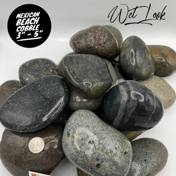 Mexican Beach Pebbles 3" -5"