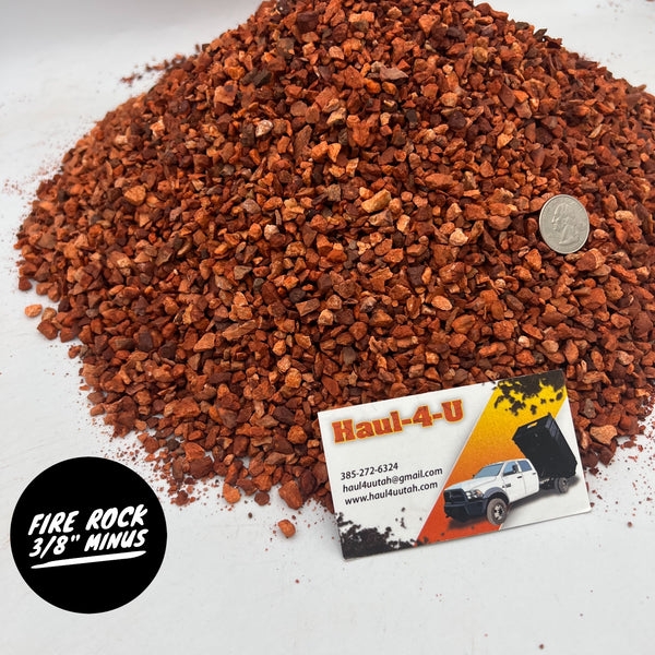 Fire Rock 3/8" Minus Peagravel