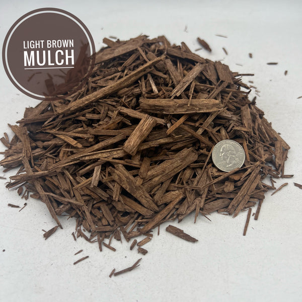Light Brown Hardwood Mulch