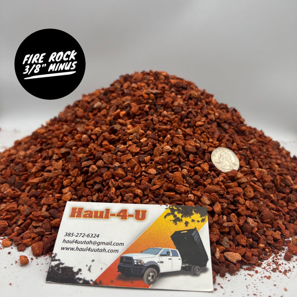 Fire Rock 3/8" Minus Peagravel