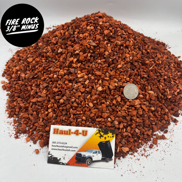Fire Rock 3/8" Minus Peagravel