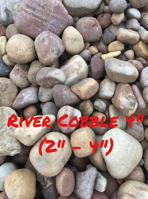 River Cobble 2" - 4" Landscape River Rock