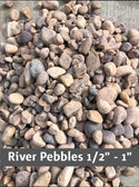 River Pebbles 1/2" - 1" Landscaping River Rock