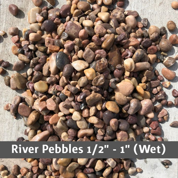 River Pebbles 1/2" - 1" Landscaping River Rock