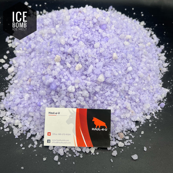 Ice Melt - Ice Bomb Extra Coarse Solar Salt (Full Pallets) *Customer must have forklift or forked loader to offload pallets*