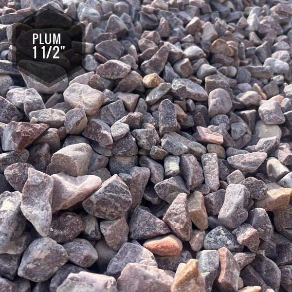Plum 1 1/2" Rock