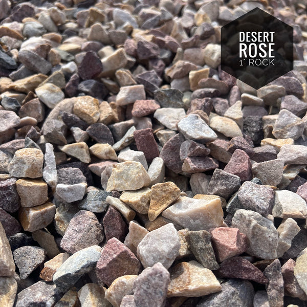 Desert Rose 1" Landscaping Rock
