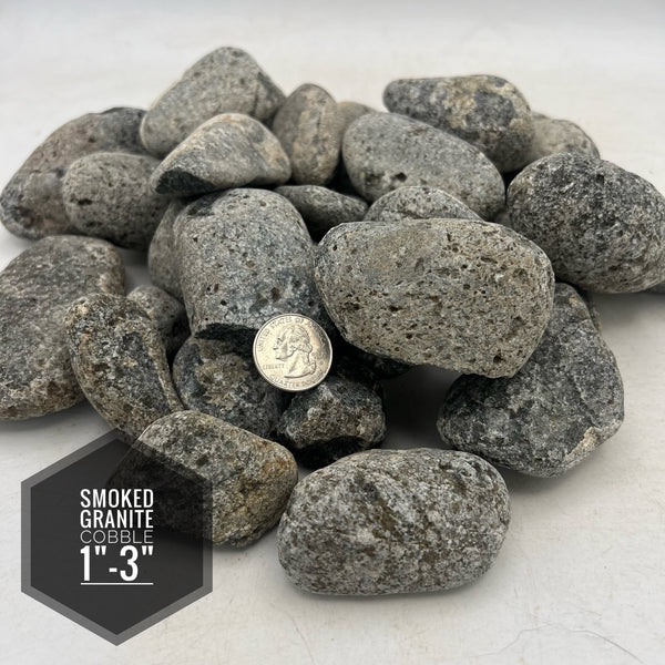 Smoked Granite Cobble 1" - 3"