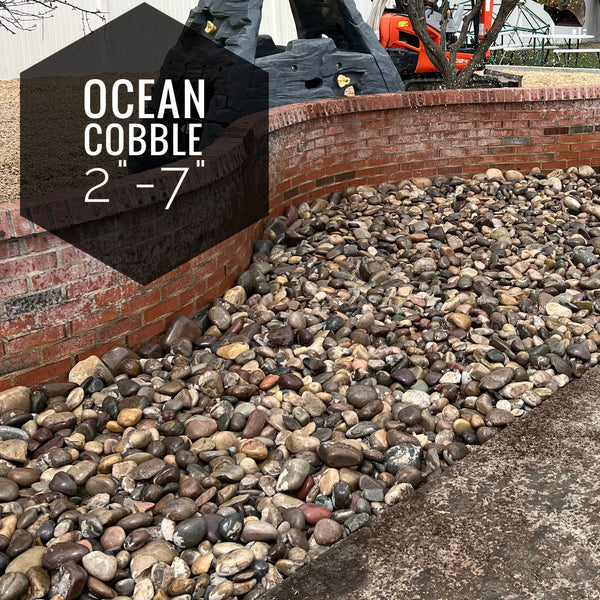 Ocean Cobble Large 2" - 7"