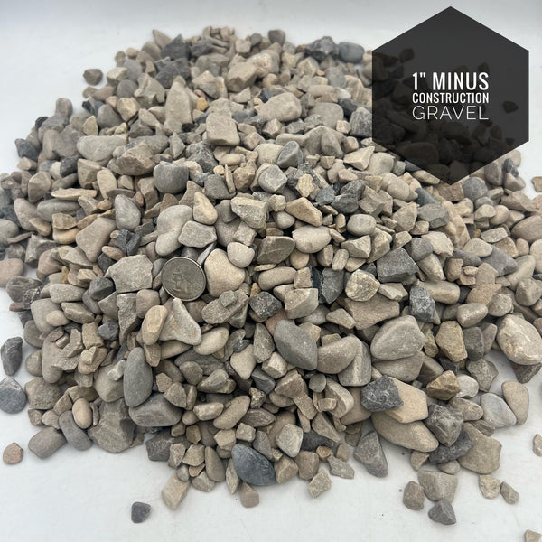 Construction Gravel 1" Minus