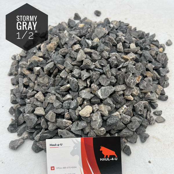 Stormy Gray 1/2” Rock