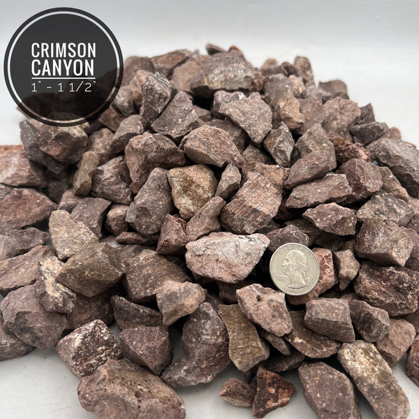 Crimson Canyon 1" - 1 1/2" Landscape Rock