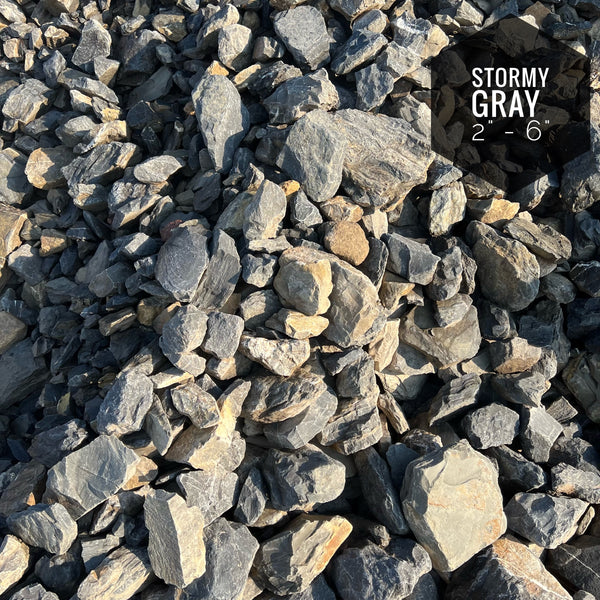 Stormy Gray Rip-Rap 2" - 6"