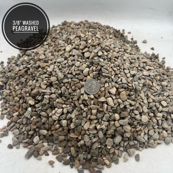 3/8" Washed Peagravel