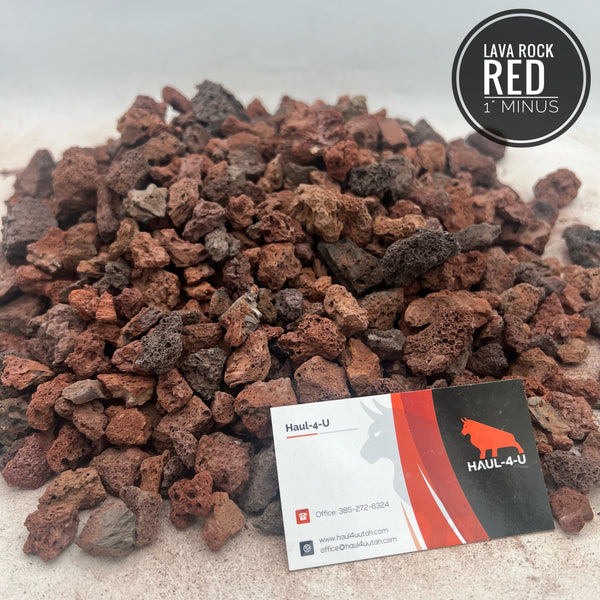 Lava Rock Red Small 1" Minus