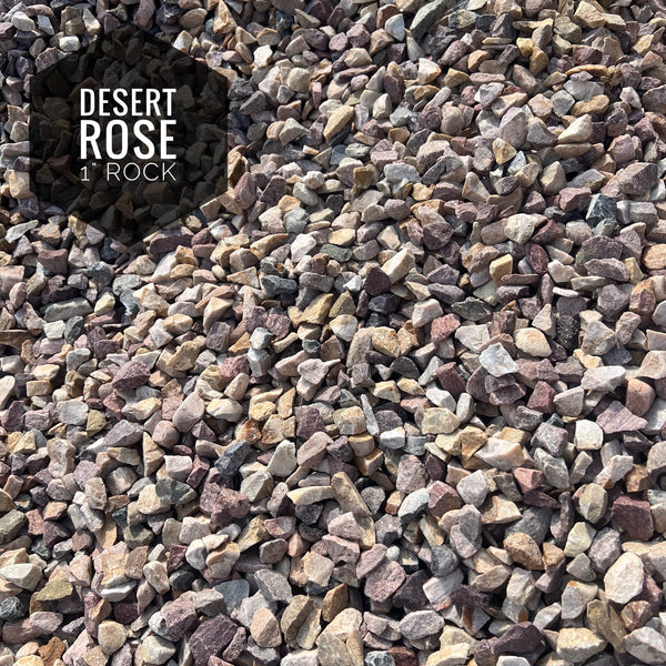 Desert Rose 1" Landscaping Rock