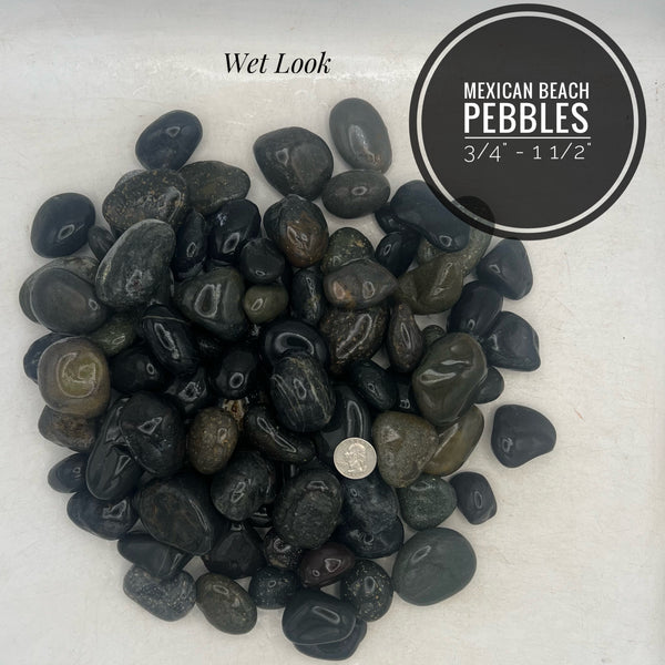 Mexican Beach Pebbles 3/4" - 1 1/2"