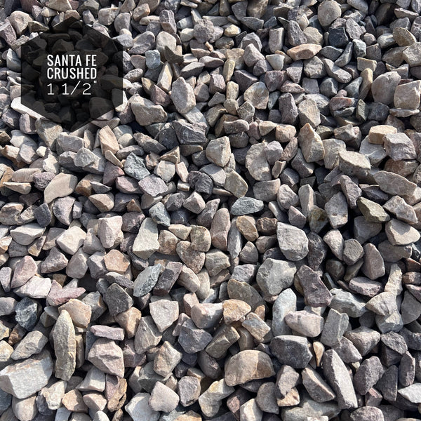 Santa Fe Crushed 1 1/2" Landscaping Rock