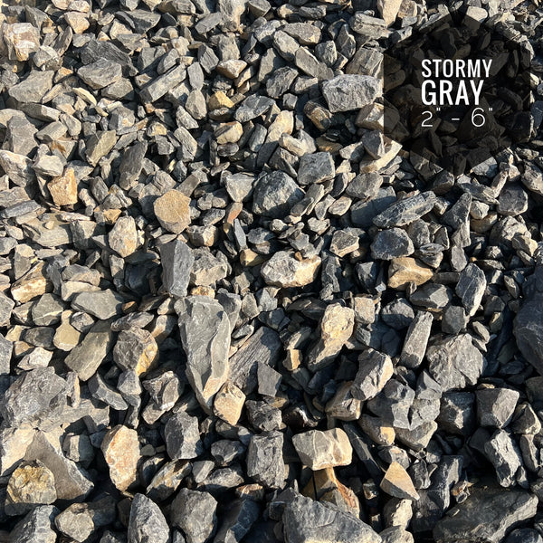 Stormy Gray Rip-Rap 2" - 6"