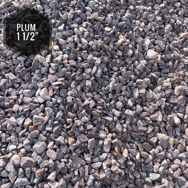 Plum 1 1/2" Rock