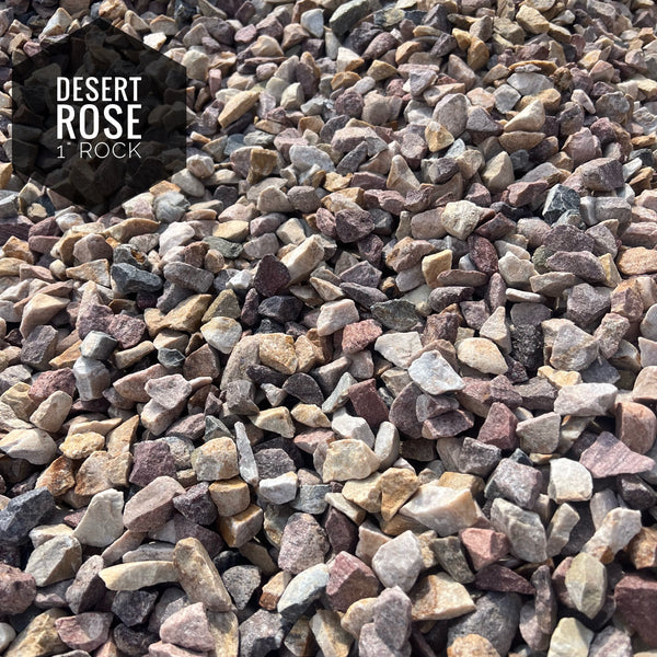 Desert Rose 1" Landscaping Rock