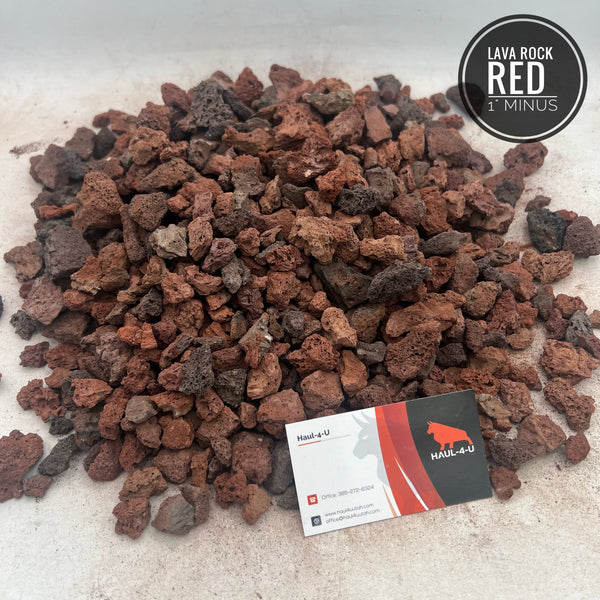 Lava Rock Red Small 1" Minus