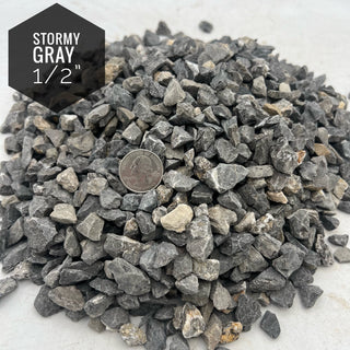 Stormy Gray 1/2” Rock