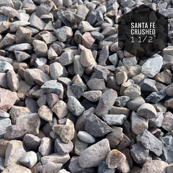 Santa Fe Crushed 1 1/2" Landscaping Rock