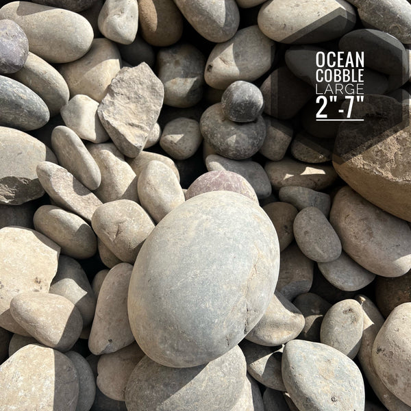 Ocean Cobble Large 2" - 7"