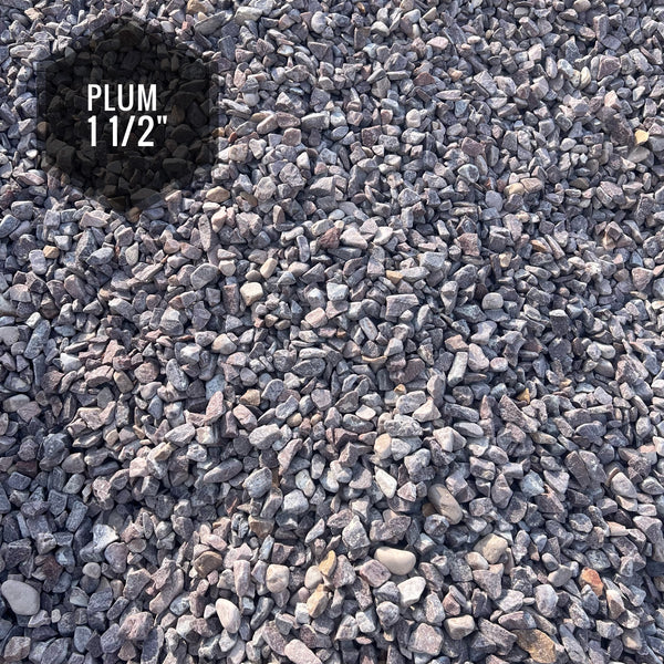 Plum 1 1/2" Rock
