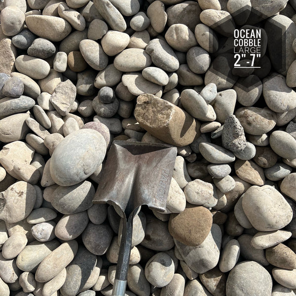 Ocean Cobble Large 2" - 7"